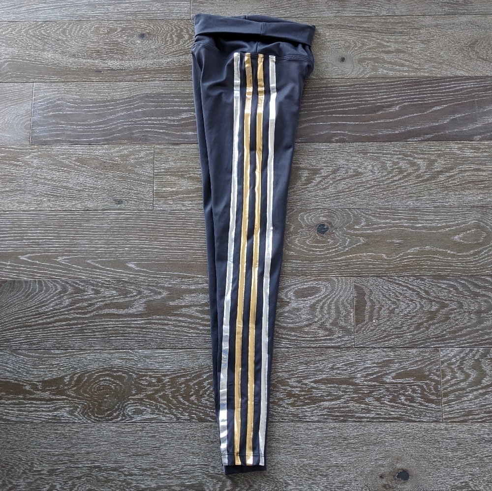 Beach Riot Jade Gold Stripe Leggings Size XS - Picture 6 of 10
